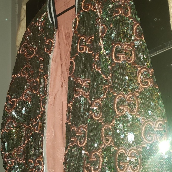 sequin gucci jacket